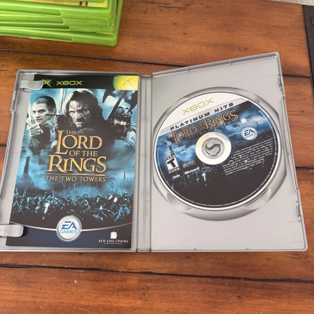 The Lord of the Rings: The Two Towers Original‎ Xbox CIB Tested
